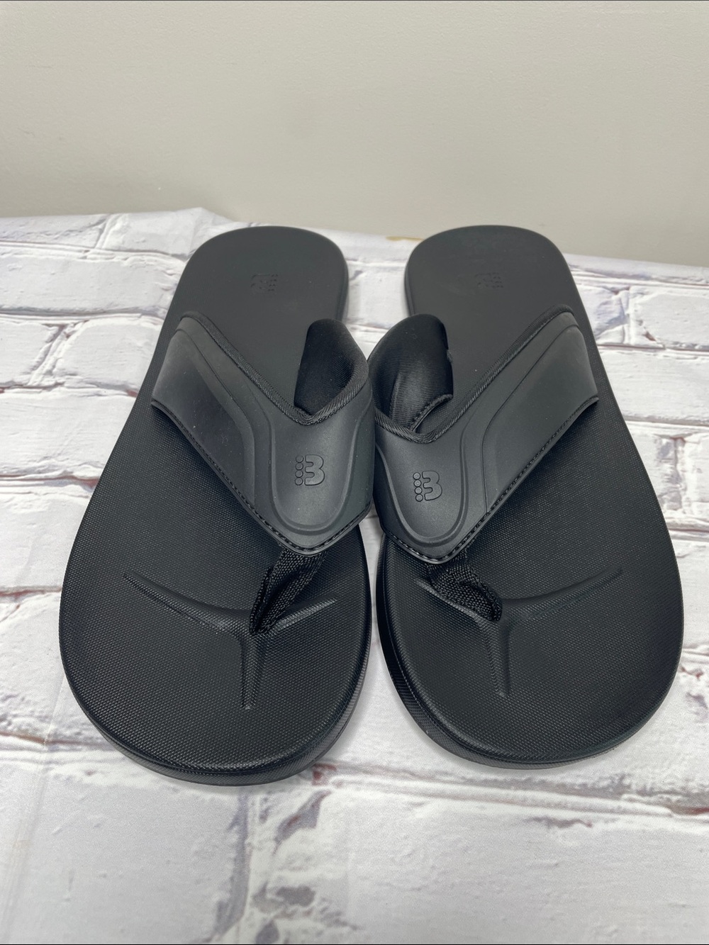 Bench Black Men's Padded Flip Flop Sandals
